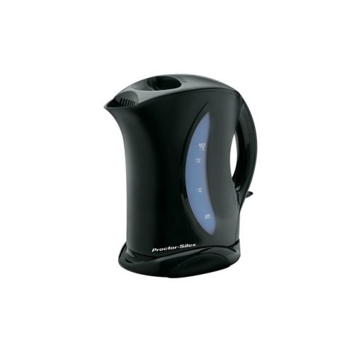 Bouilloire électrique Proctor Silex 1,7 litres, noir